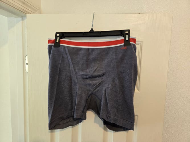 Tracksmith Men's Large Brighton Boxer Briefs [for Runners] - Navy Blue (Used)