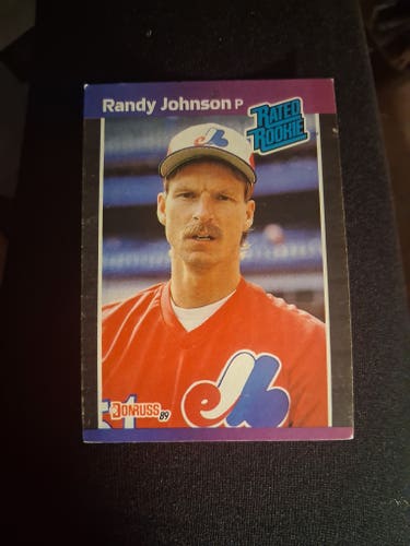 1989 Donruss Randy Johnson Rated Rookie Card 3 ERRORS, MINT.