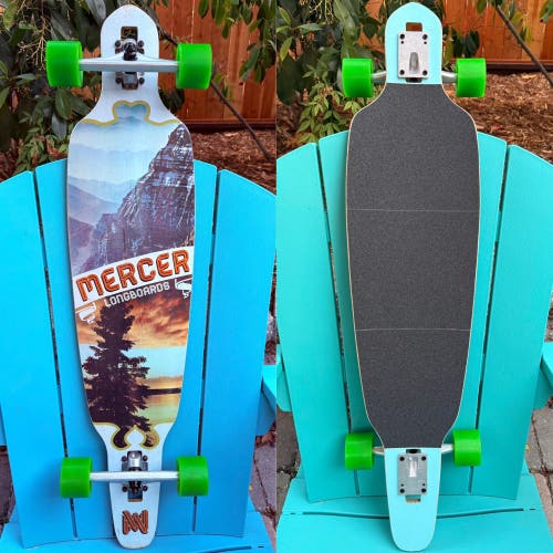 Mercer Longboards "Levity" Complete Drop-Through Longboard Skateboard 10" X 42"