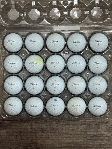 20 Titleist Pro V1x Golf Balls - 4A Condition