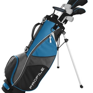 Wilson Profile JGI Junior Complete Set (7pc, Lrg, Blue CARRY BAG, LEFT) NEW