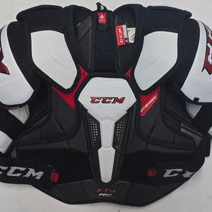 CCM Jetspeed FT4 Pro Shoulder Pads Senior Medium Pro Stock Used (14243)