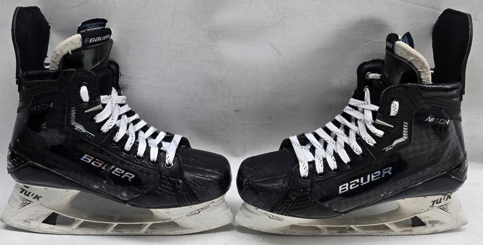 Bauer Supreme Mach Custom Pro Stock Skates 9 1/4 C Used NHL AHL. (14246)