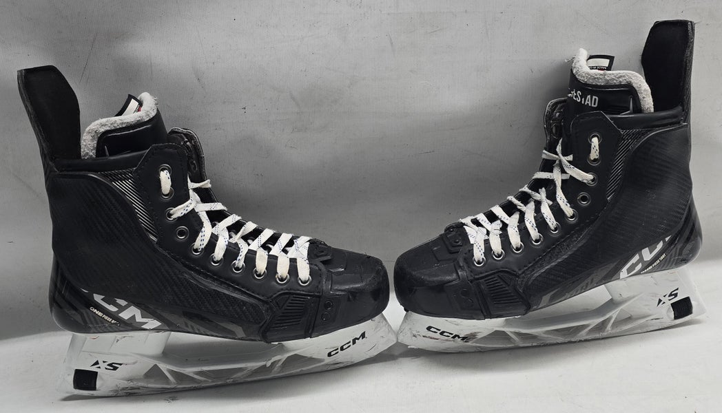 CCM SuperTacks ASV Pro Custom Ice Hockey Skates 8 1/4 Regular Pro Stock Used NCAA (14254)