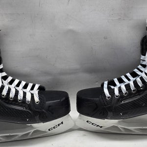 CCM SuperTacks AS3 Pro Custom Ice Hockey Skates 8 1/4 Regular Pro Stock Used NCAA (14255)