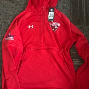 Red Men's Large Under Armour Sweatshirt (New)