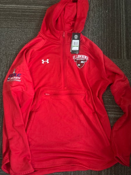 Red Men's Large Under Armour Sweatshirt (New)