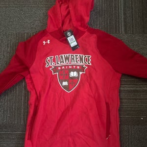 Red Men's Large Under Armour Sweatshirt (New)