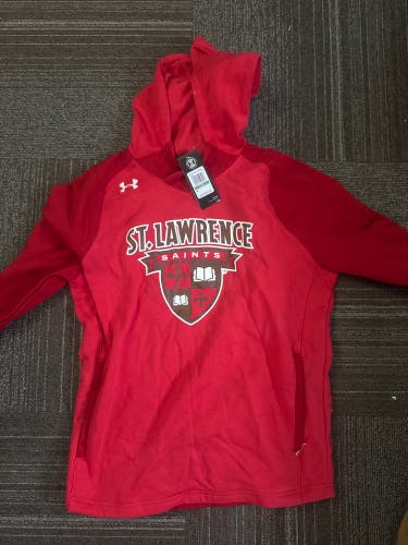 Red Men's Large Under Armour Sweatshirt (New)