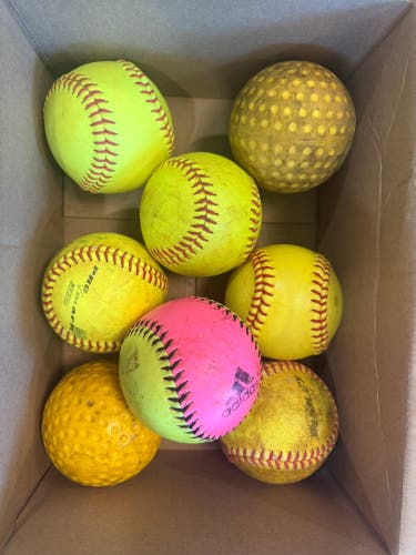 8 11” Softballs (Used)