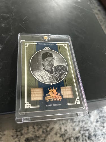 Randy Johnson HOF vintage wood bat relic