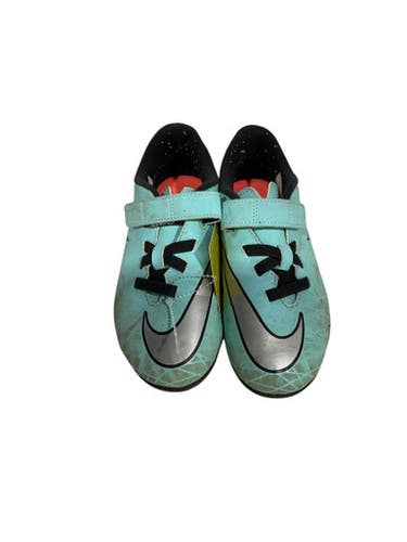 Used Nike Soccer Cleats Teal Youth 13.0 11847-S000029359