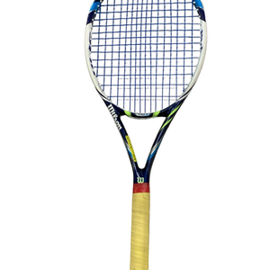 Used Wilson JUICE 100S Adult Tennis Racquet Navy Blue 4 1/4" 11613-S000167813