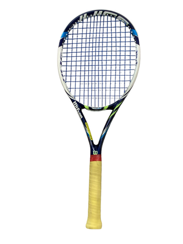 Used Wilson JUICE 100S Adult Tennis Racquet Navy Blue 4 1/4" 11613-S000167813