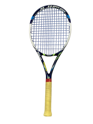 Used Wilson JUICE 100S Adult Tennis Racquet Navy Blue 4 1/4" 11613-S000167813