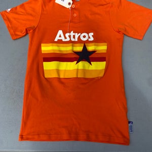 Orange Houston Astros Small Boys Majestic Jersey (Used)