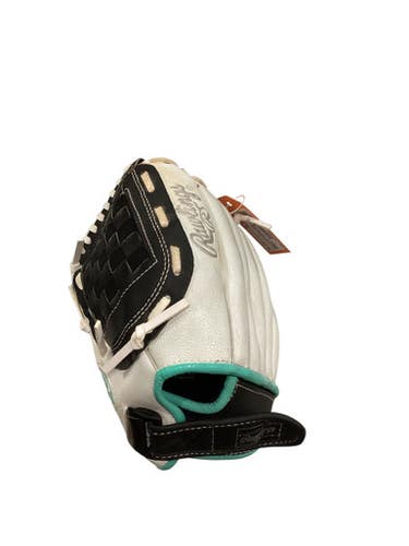 Used Rawlings FASTPITCH FP110BW BB/SB Glove LH Throw White 11" 11884-S000052512