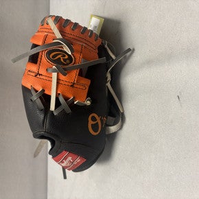 Used Rawlings EBLB5 BB/SB Glove RH Throw Black 10" 11490-S000265719