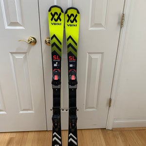 Unisex 2024 Volkl Racetiger SL JR 122 cm Racing Skis (Used)