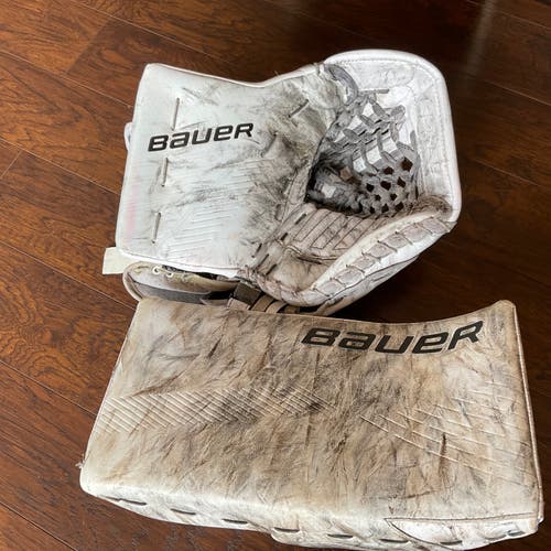 Bauer Ultrasonic Goalie Glove & Blocker Set