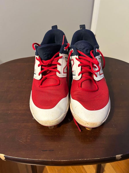 Red, White, and Blue Men's Size M 9.0 (W 10.0) New Balance (Used)