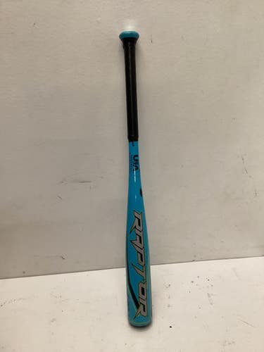 Used Rawlings RAPTOR BB/SB T-Ball Bat Teal 25" 11443-S000197564