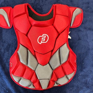 Red Adult Force3 Pro Gear Catcher's Chest Protector (New)