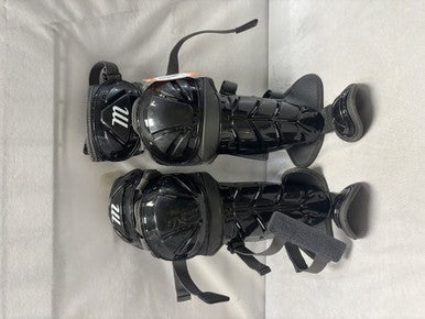 Used Marucci MARUCCI SHIN GUARDS Catchers Leg Guards Black Youth 11490-S000265450