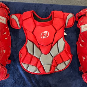 Red Adult Force3 Pro Gear Catcher's Chest Protector (New)