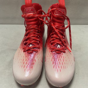 Used Under Armour SPOTLIGHT LUX 2.0 Adult FB Cleats Red Senior 10.5 11490-S000264979