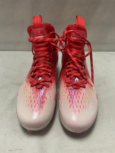 Used Under Armour SPOTLIGHT LUX 2.0 Adult FB Cleats Red Senior 10.5 11490-S000264979