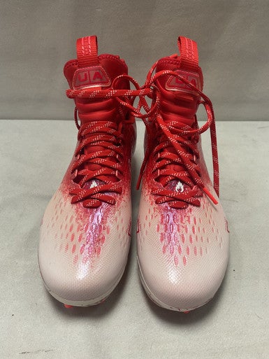 Used Under Armour SPOTLIGHT LUX 2.0 Adult FB Cleats Red Senior 10.5 11490-S000264979