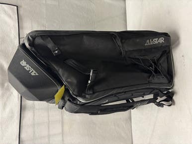 Used All Star MVP PRO CATCHERS BATPACK BB/SB Player Backpack Black 11490-S000265234