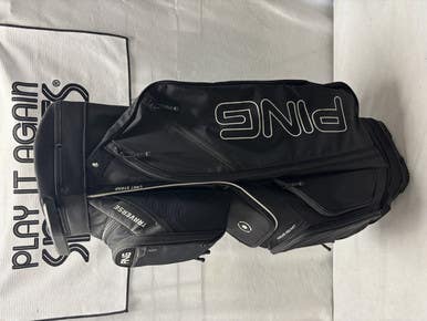 Used Ping TRAVERSE Mens Stand Bag Black 11490-S000265299