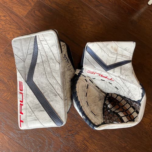 Canadian Made Pro Stock True PX5 Goalie Glove & Blocker Set