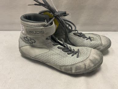 Used Rudis SAMURAI SPEED Wrestling Shoes Grey Senior 8.5 11490-S000263959