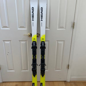 Unisex 2021 HEAD World Cup Rebels i.SL RD TEAM 156 cm Racing Skis With Bindings Max Din 11 (Used)