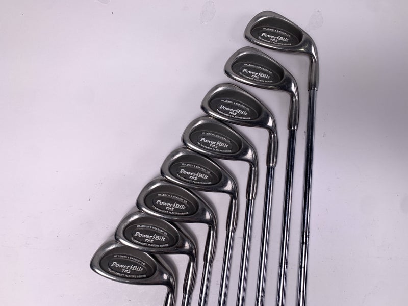 Powerbilt TPS Iron Set 3-PW TPS Regular Steel Mens RH Midsize Grips