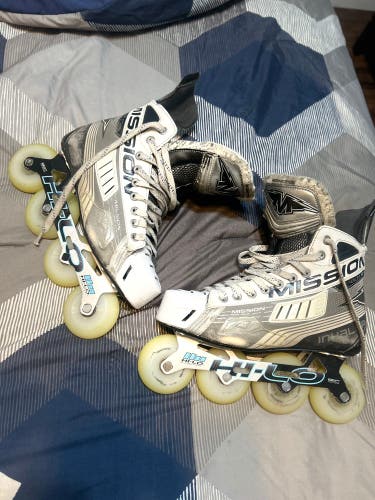 Mission Inhaler AC4 Inline Skates Regular Width Size 8 (New)