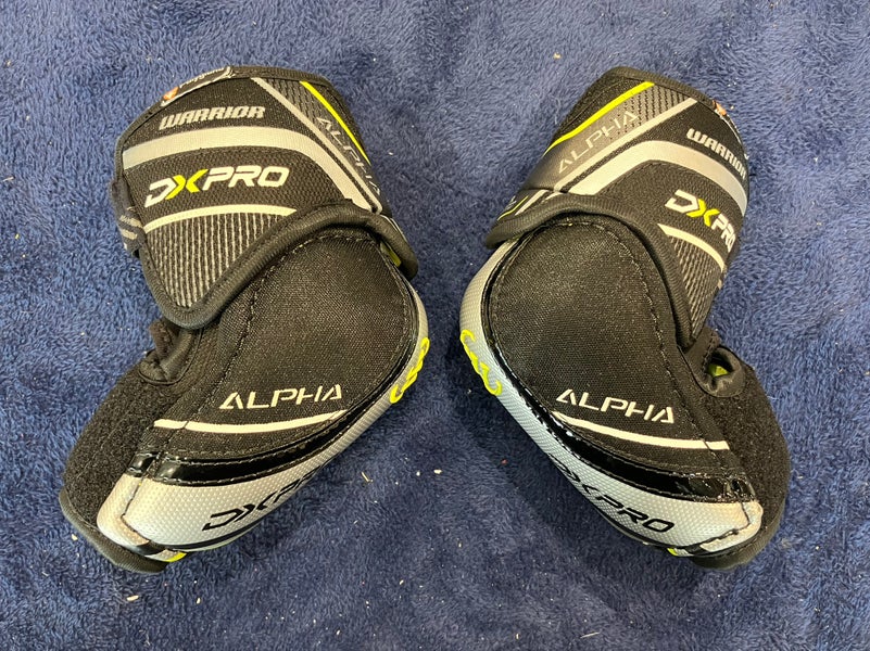 Junior Medium Warrior Alpha DX Pro Elbow Pads (Used)