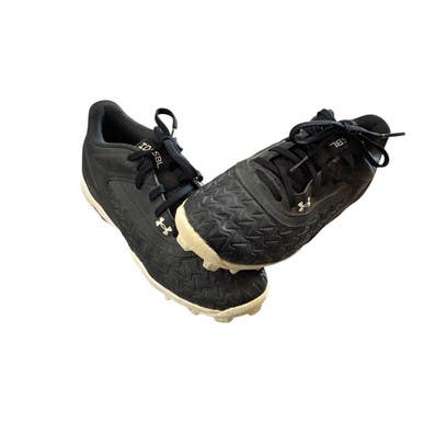 Used Under Armour BSBL CLEATS BB/SB Cleats Black Junior 03.5 11760-S000081906