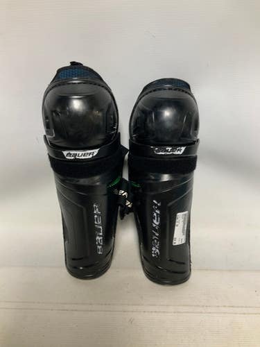 Used Bauer X Junior Shin Guards Black 11" 11823-S000034184