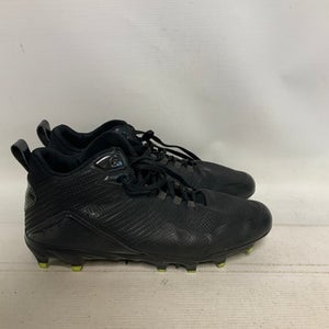 Used Riddell Adult FB Cleats Black Senior 9 11823-S000034170
