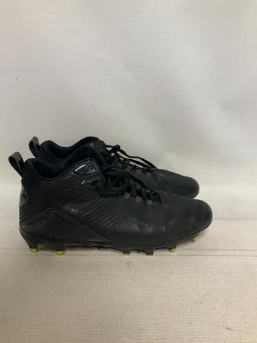 Used Riddell Adult FB Cleats Black Senior 9 11823-S000034170