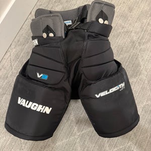 Junior Medium Vaughn Velocity V9 Pro Hockey Goalie Pants (Used)