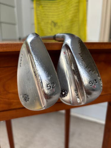 Lefty Titleist Vokey SM5 52° + SM6 58° Wedge Set