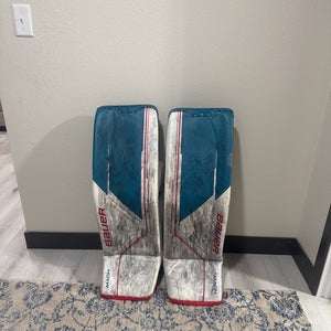 XL Bauer Supreme Mach Goalie Leg Pads Pro Stock (Used)