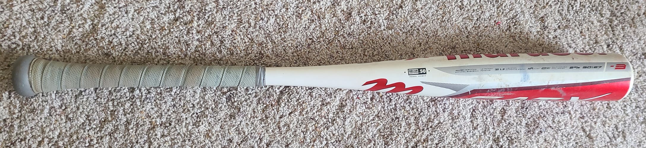 2025 Marucci CATX Alloy BBCOR Certified Bat (-3) 27 oz 30" (Used)