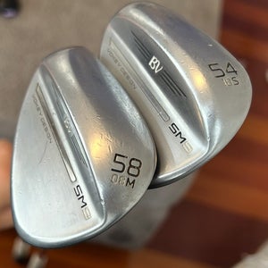 Men's LH Titleist Vokey SM9 Left Hand Wedge Wedge Flex 58 & 54 Degree
