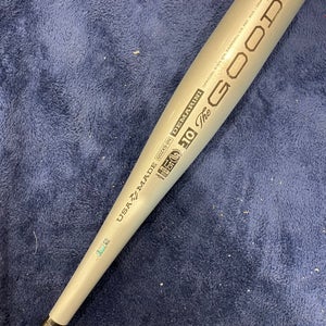 2024 DeMarini The Goods One Piece Alloy Bat USSSA Certified (-10) Alloy 18 oz 28" (Used)